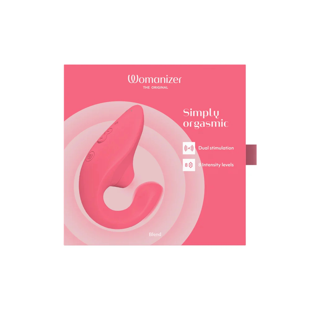 Womanizer Blend Dual-Stim Rabbit Vibe Rose