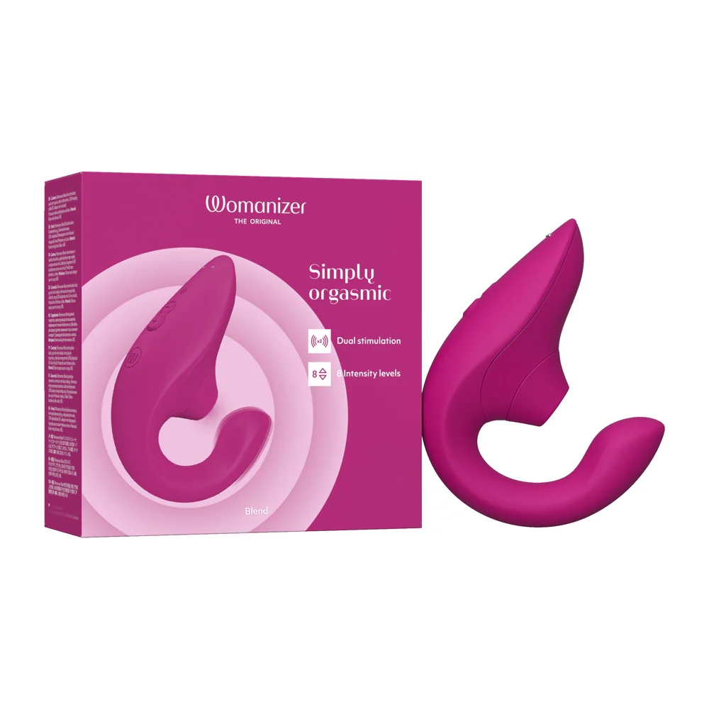 Womanizer Blend Dual-Stim Rabbit Vibe Vibrant Pink