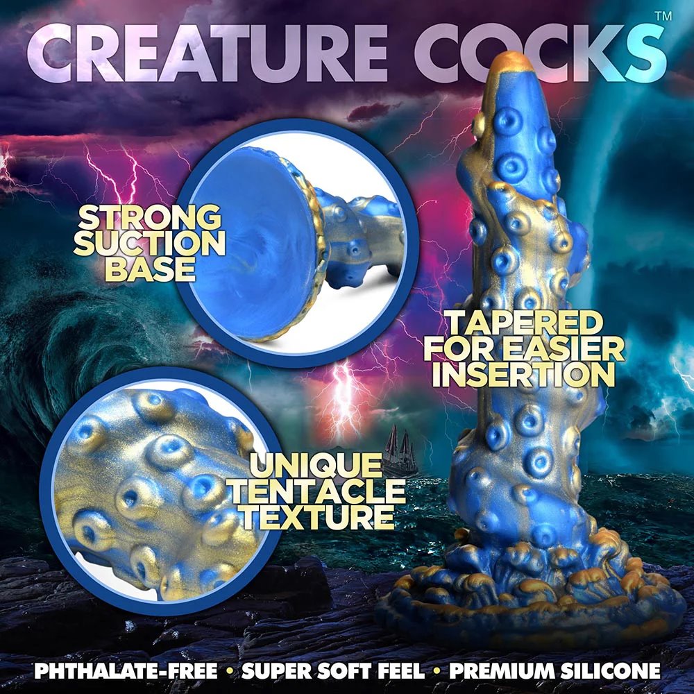 8.3 in. "Kraken" Silicone Fantasy Dildo