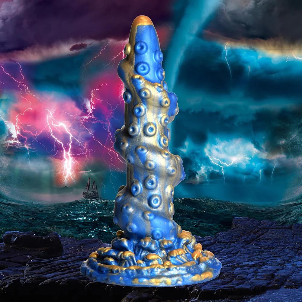 8.3 in. "Kraken" Silicone Fantasy Dildo
