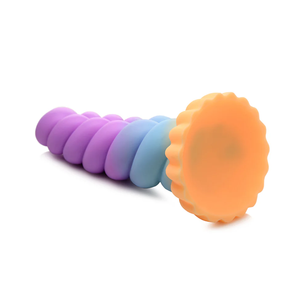 8.3 in. "Unicorn Horn" Silicone Fantasy Dildo