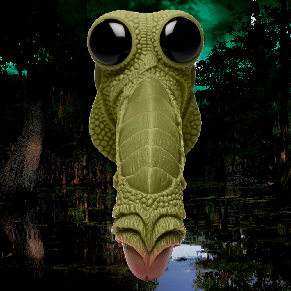 9.4 in. "Swamp Monster" Scaly Fantasy Dildo