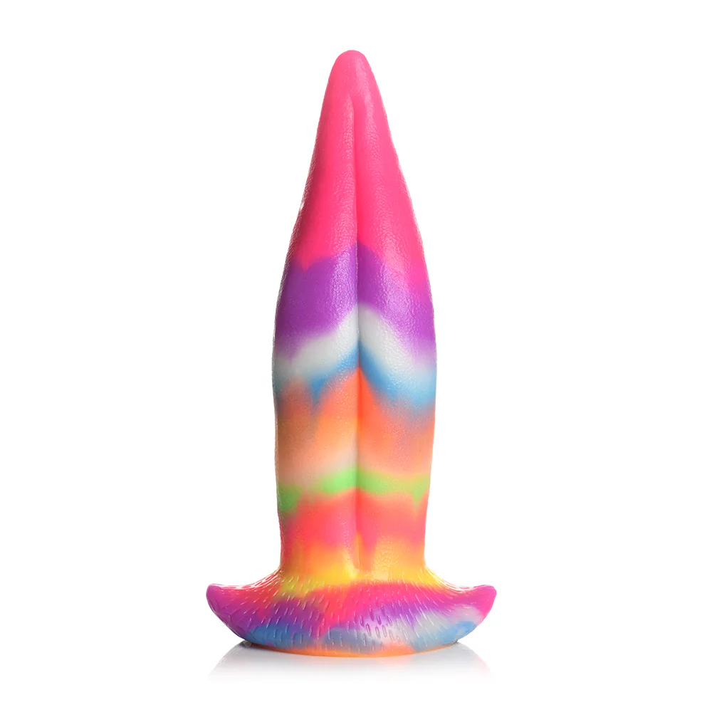 8.4 in. GITD Unicorn Tongue Fantasy Dildo