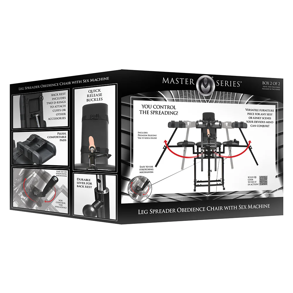 Body Dock Sex Machine & Bondage Chair with Adjustable Thrusting Dildo