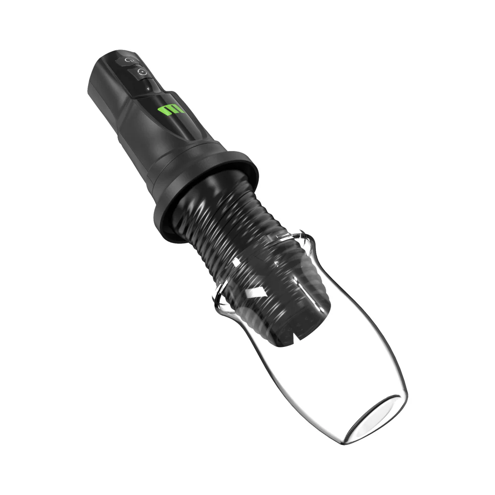 M for Men 3rd Base Rotating Vibrating Stroker Black