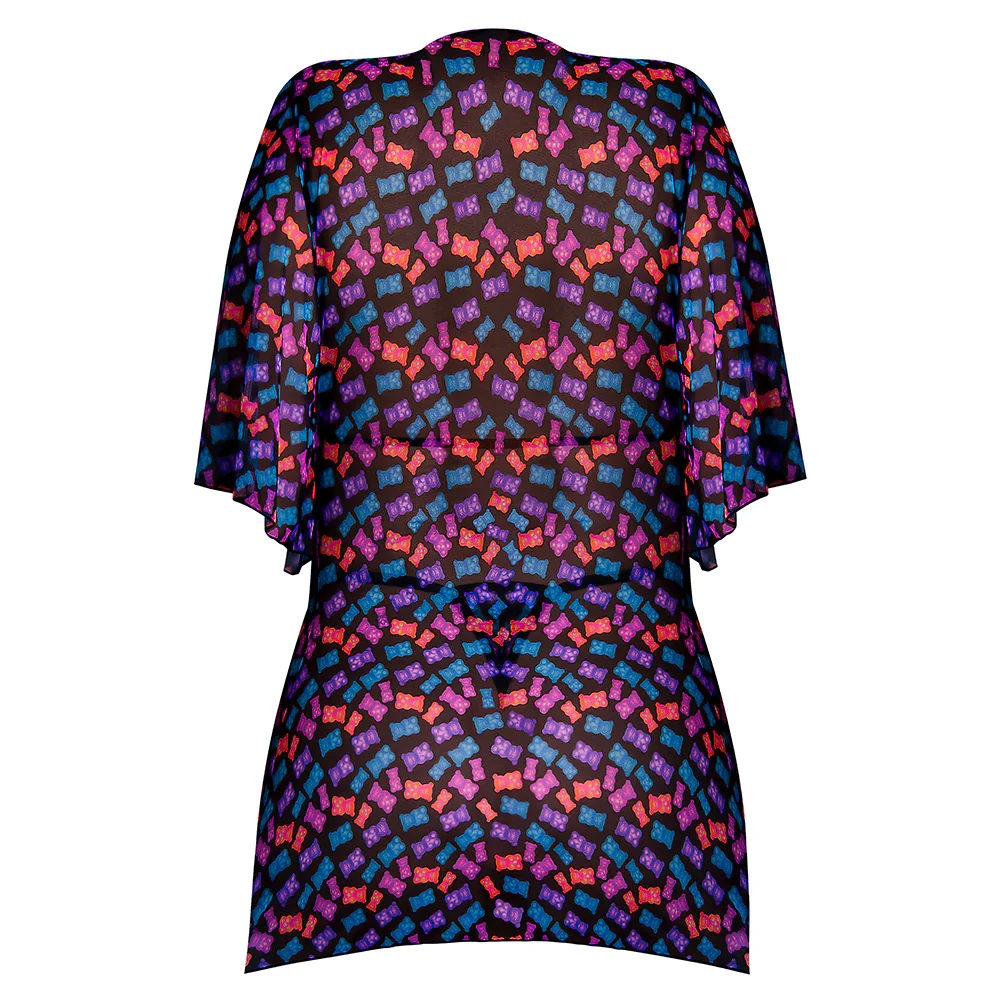 Magic Silk Hazy Dayz Halter Bra, Thong & Dress Set Gummy Bears