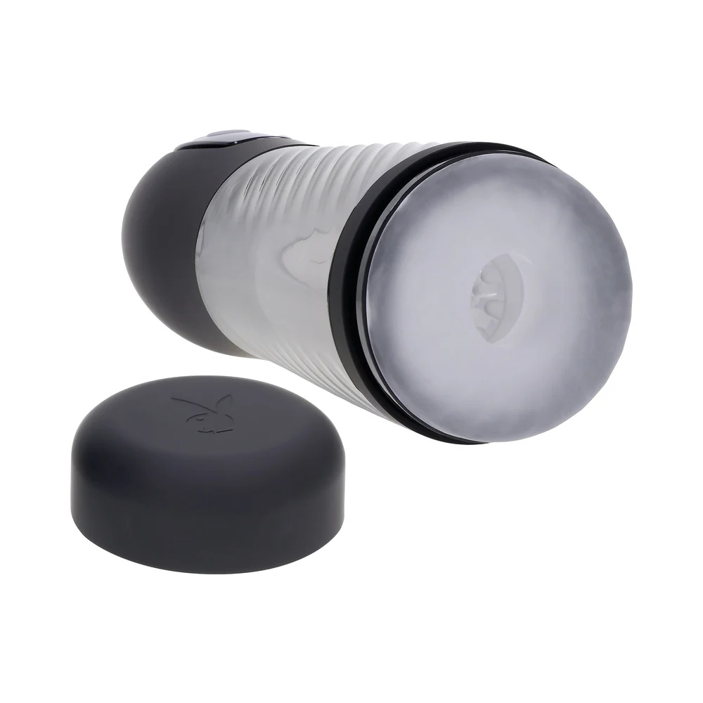 whirlwind thrusting and spinning vibrating stroker black male masturbator