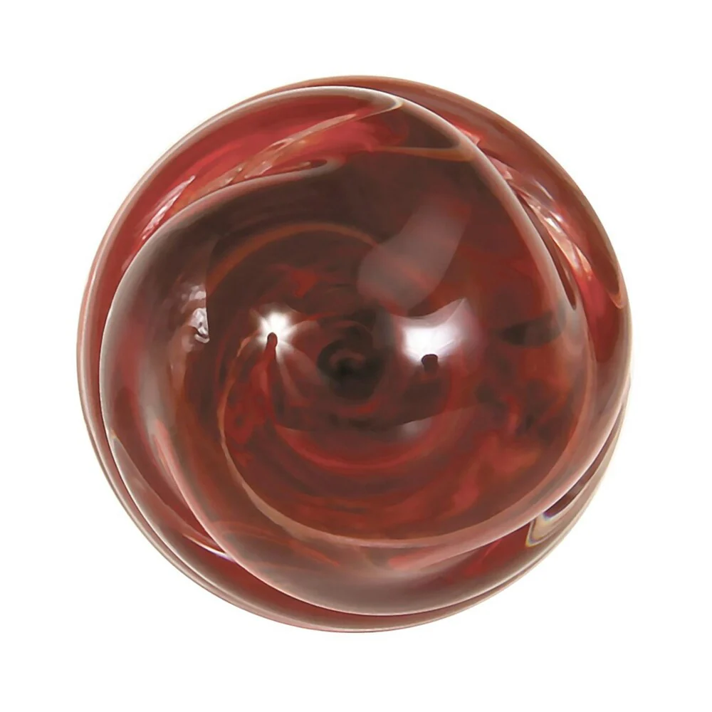 8.75 in. Eve's Sweetheart Swirl Glass Dildo