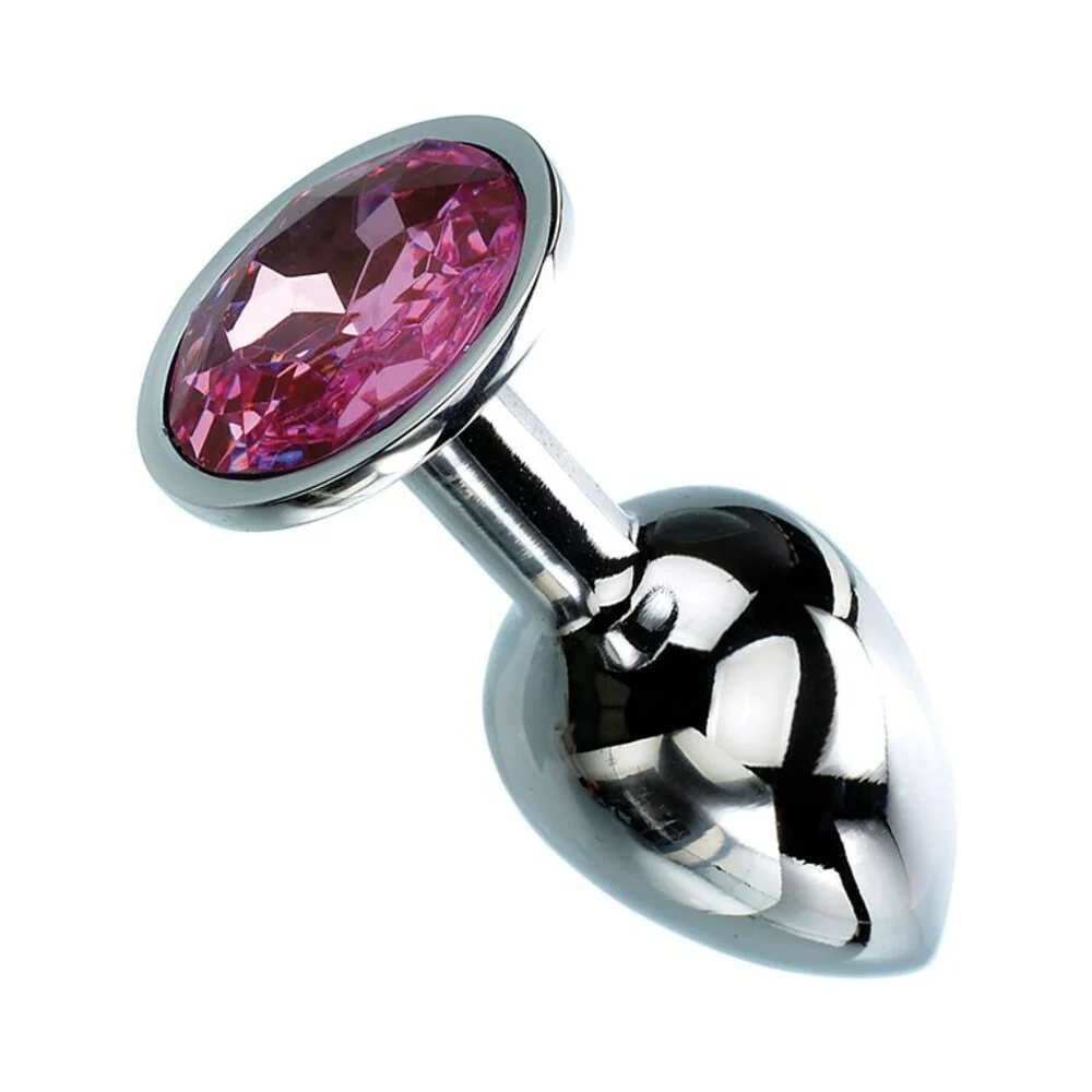 Pink Gem Anal Plug Small