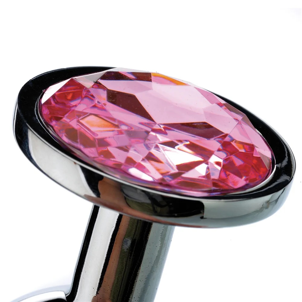 Pink Gem Anal Plug Small