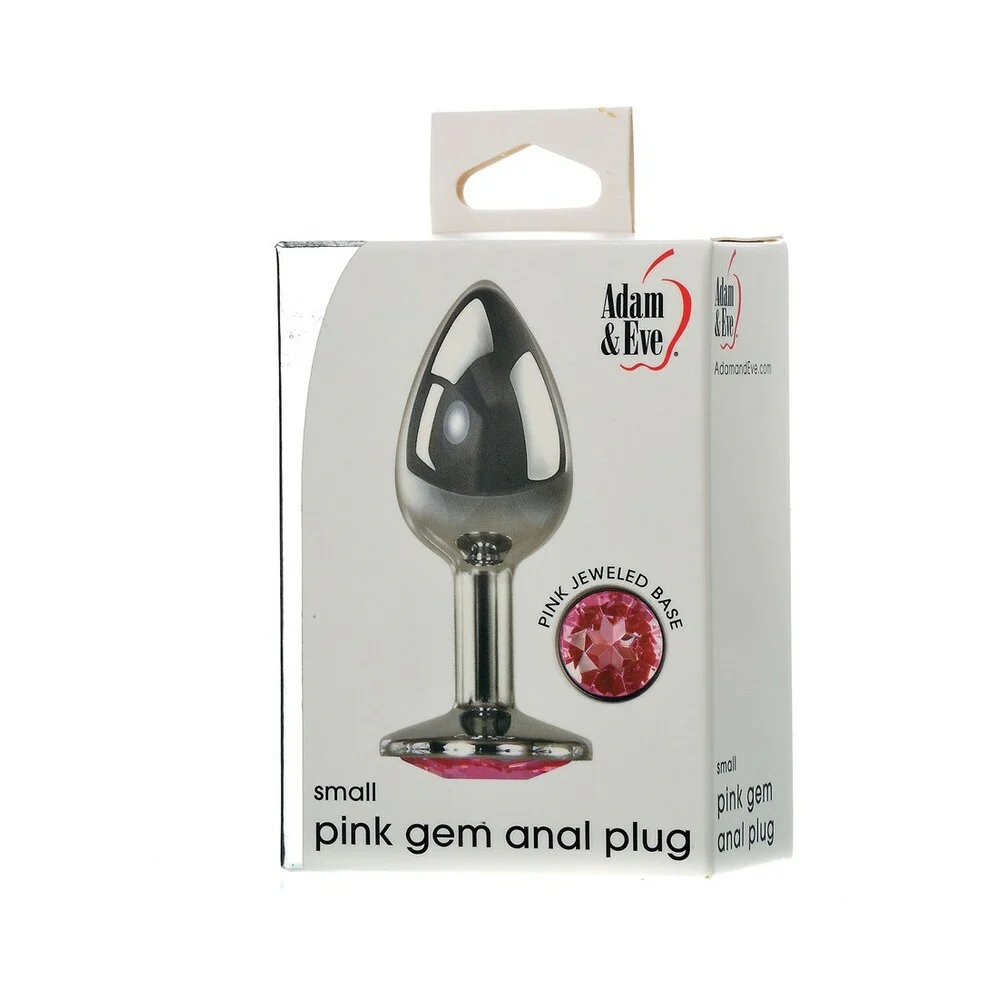 Pink Gem Anal Plug Small