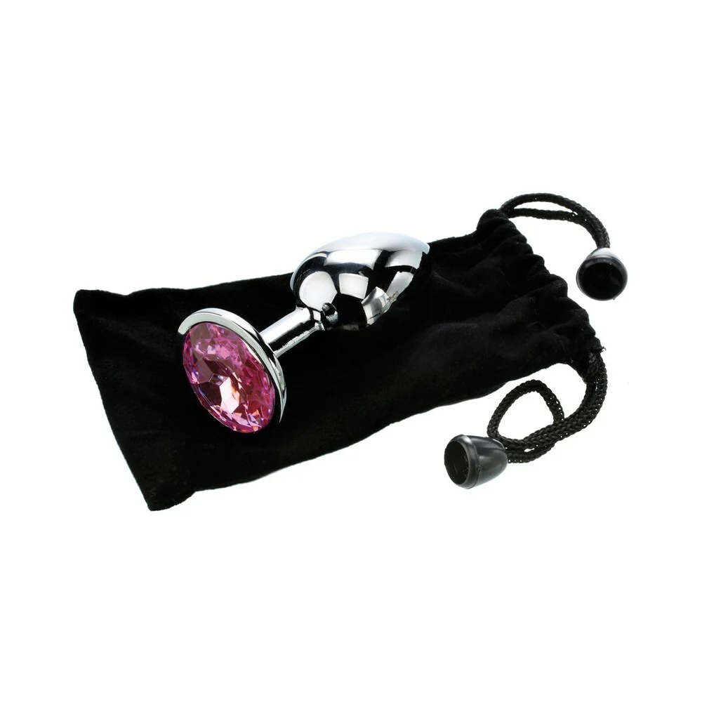 Pink Gem Anal Plug Small