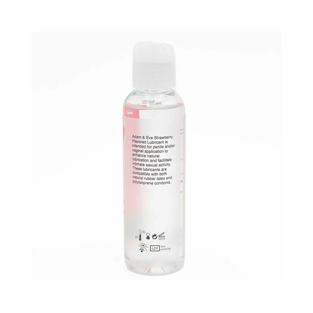 Adam & Eve Flavored Lubricant Strawberry 4 oz.