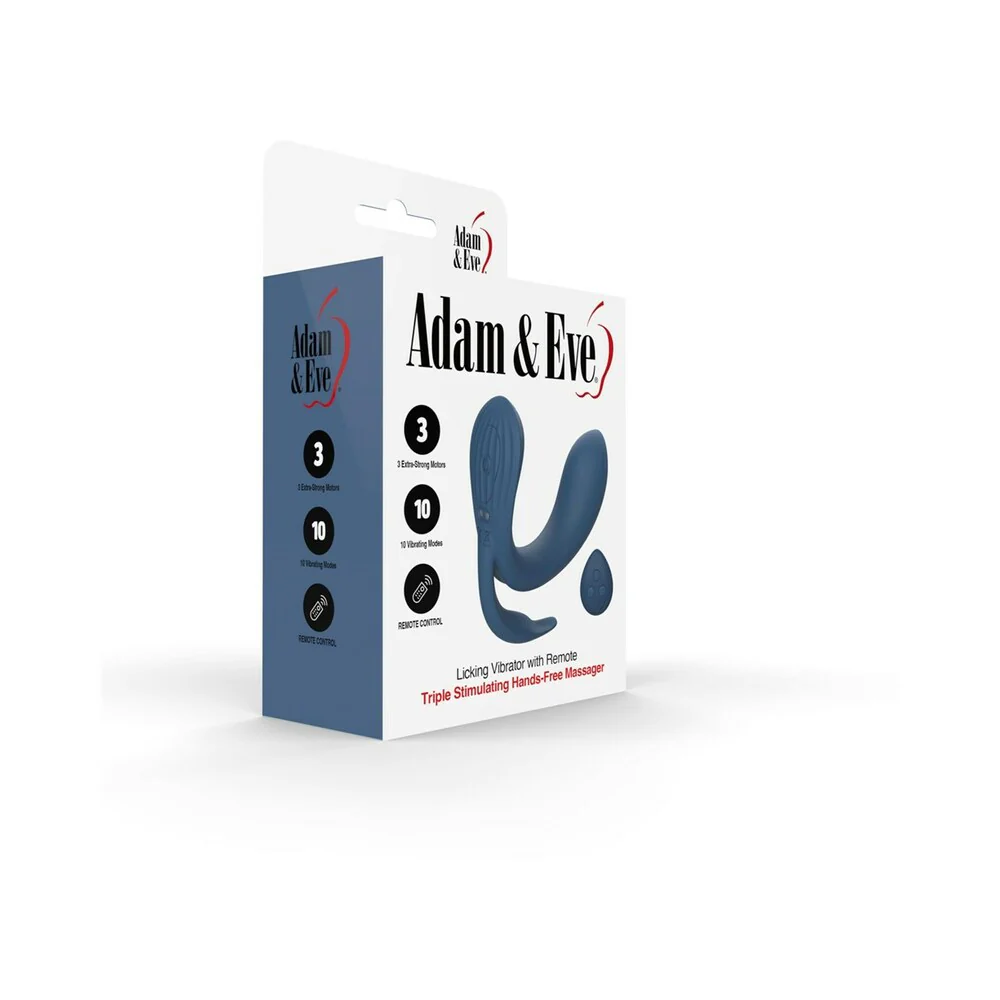 Licking Triple Stimulation Vibrator with Remote