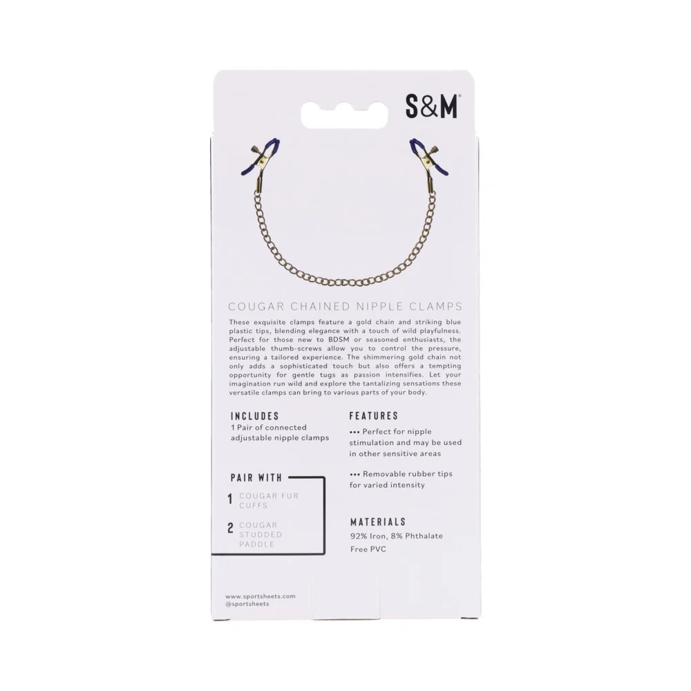 Cougar Chained Nipple Clamps