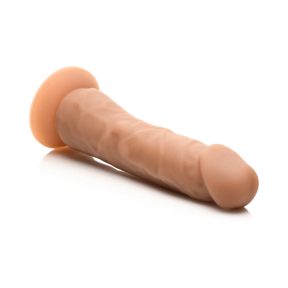 7 Inch Realistic Silicone Dildo Tan