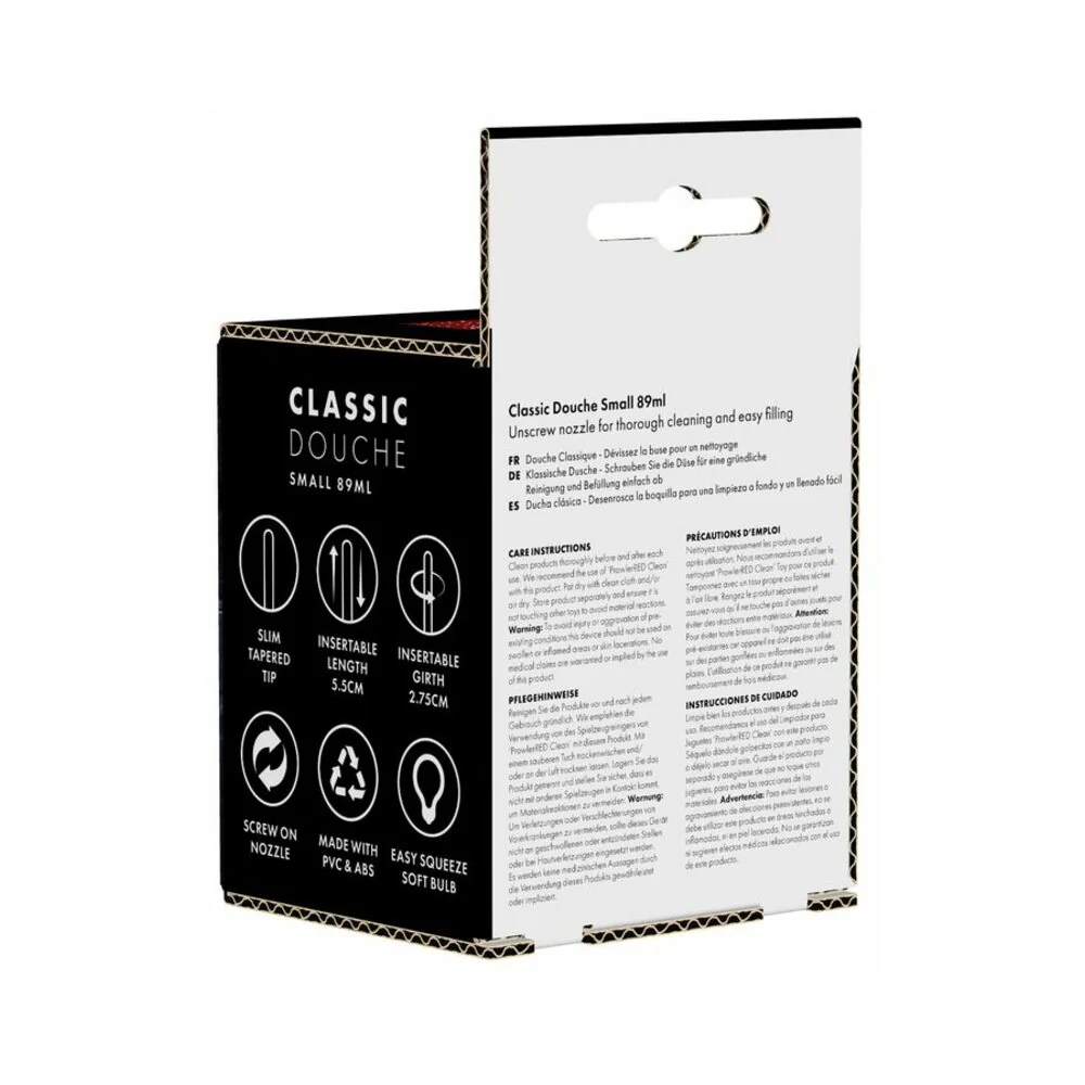 Prowler RED Small Bulb Douche Black