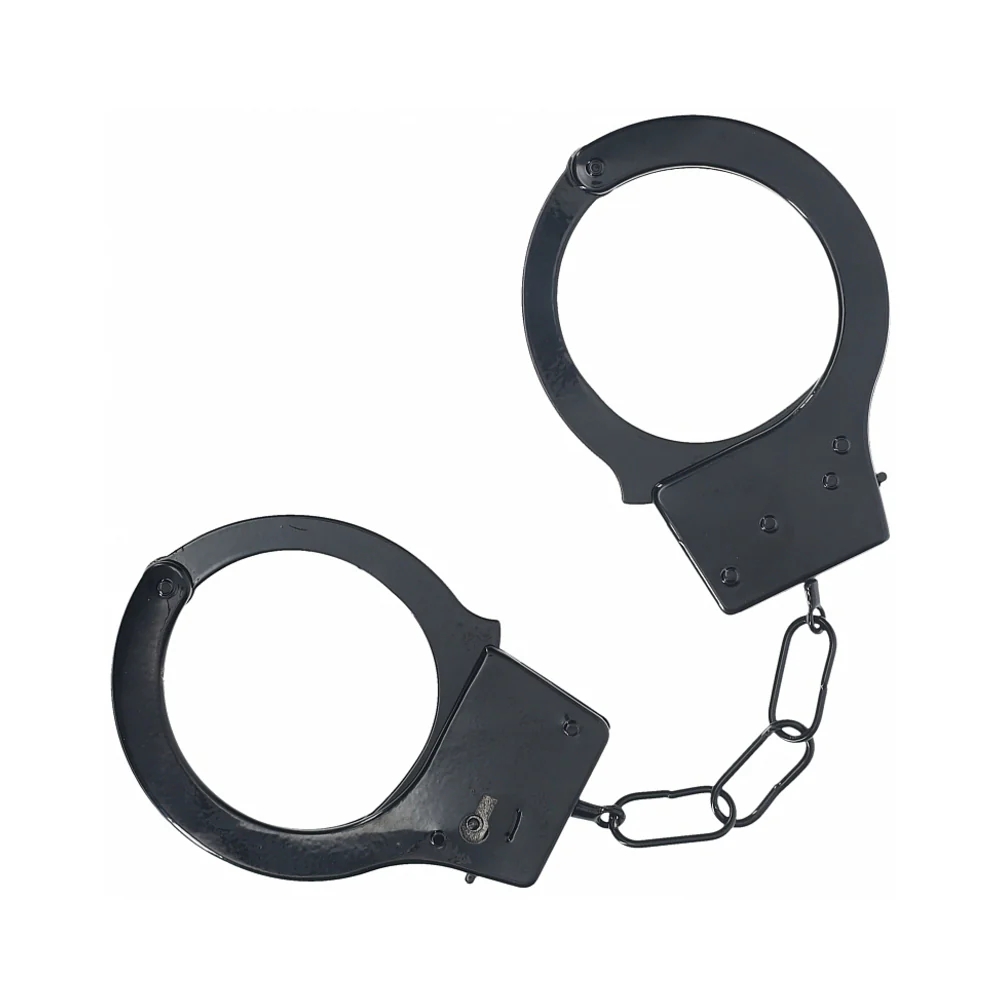 Classic Metal Handcuffs Black