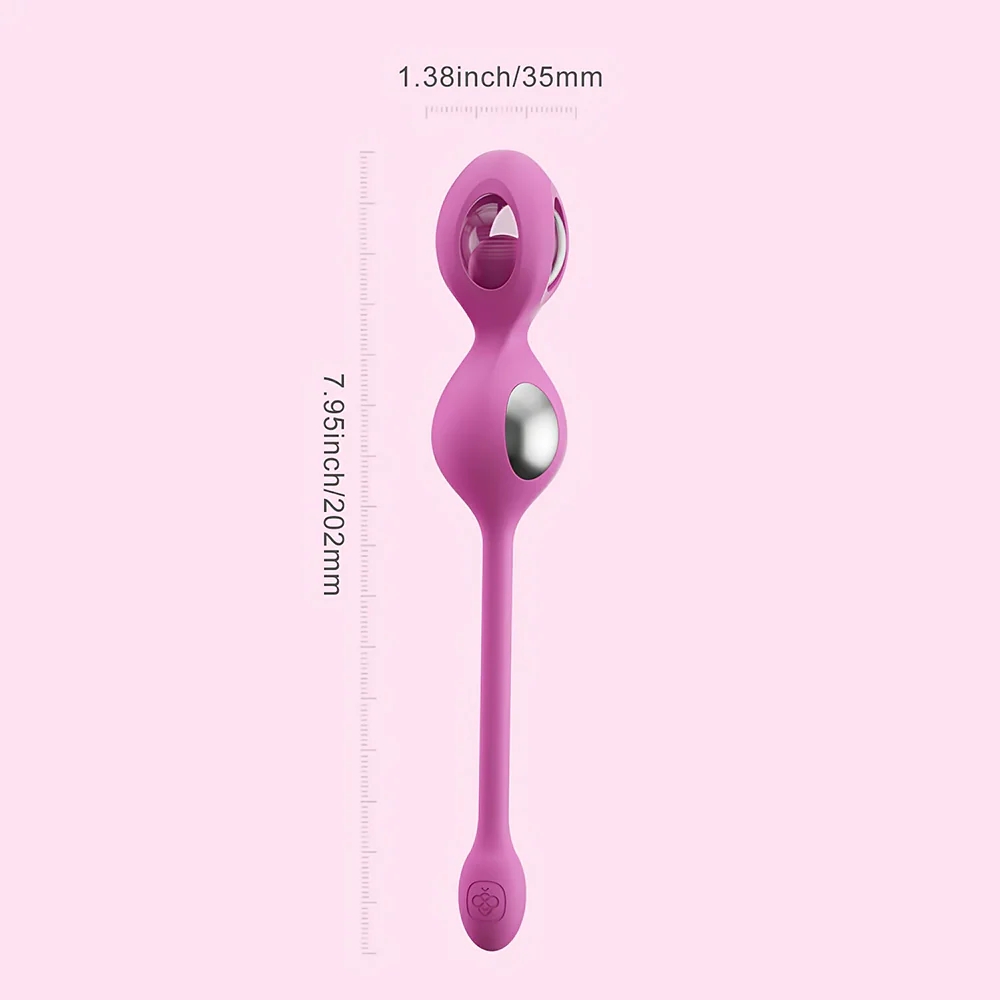 Elektra App-Controlled E-Stim Kegel Training Set Pink