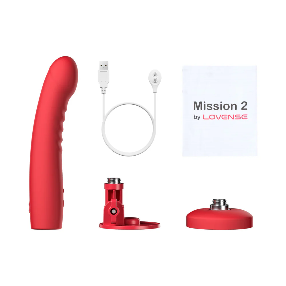 Lovense Mission 2 Vibrating Touch-Sensitive Dildo