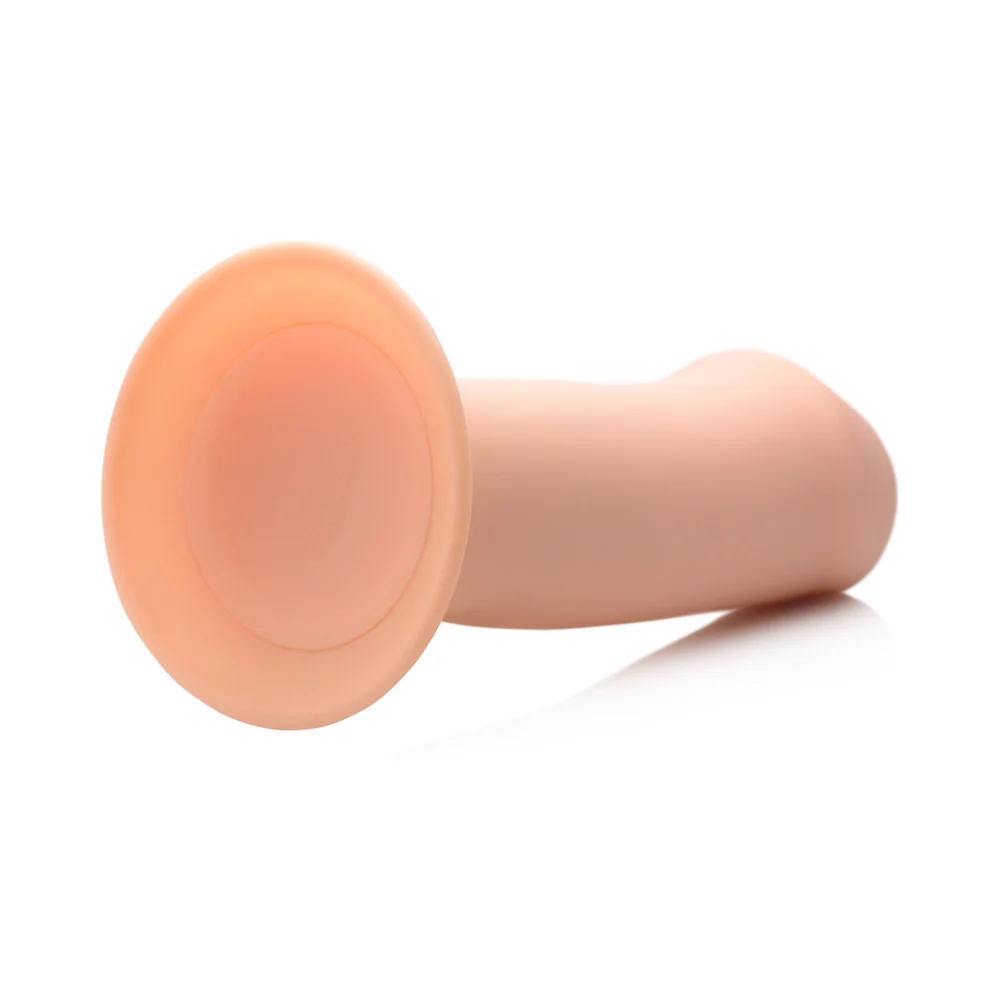 6.9 in. Squeeze-It Squeezable Thick Phallic Dildo Light