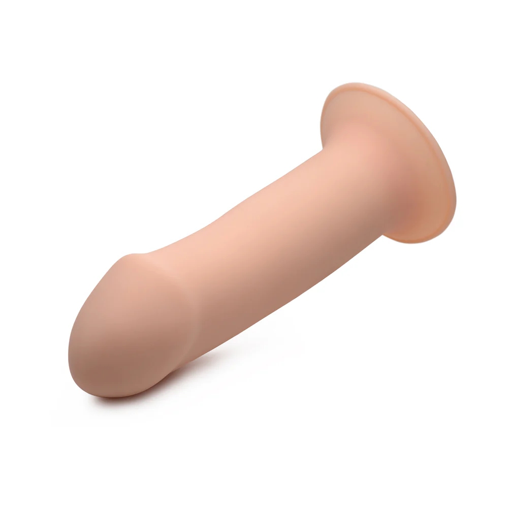 6.9 in. Squeeze-It Squeezable Thick Phallic Dildo Light