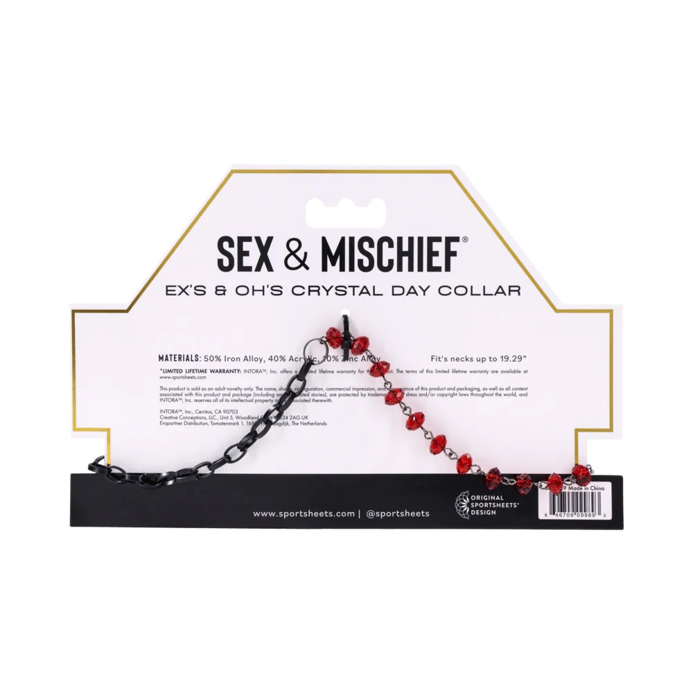 Ex's & Oh's Crystal Day Collar