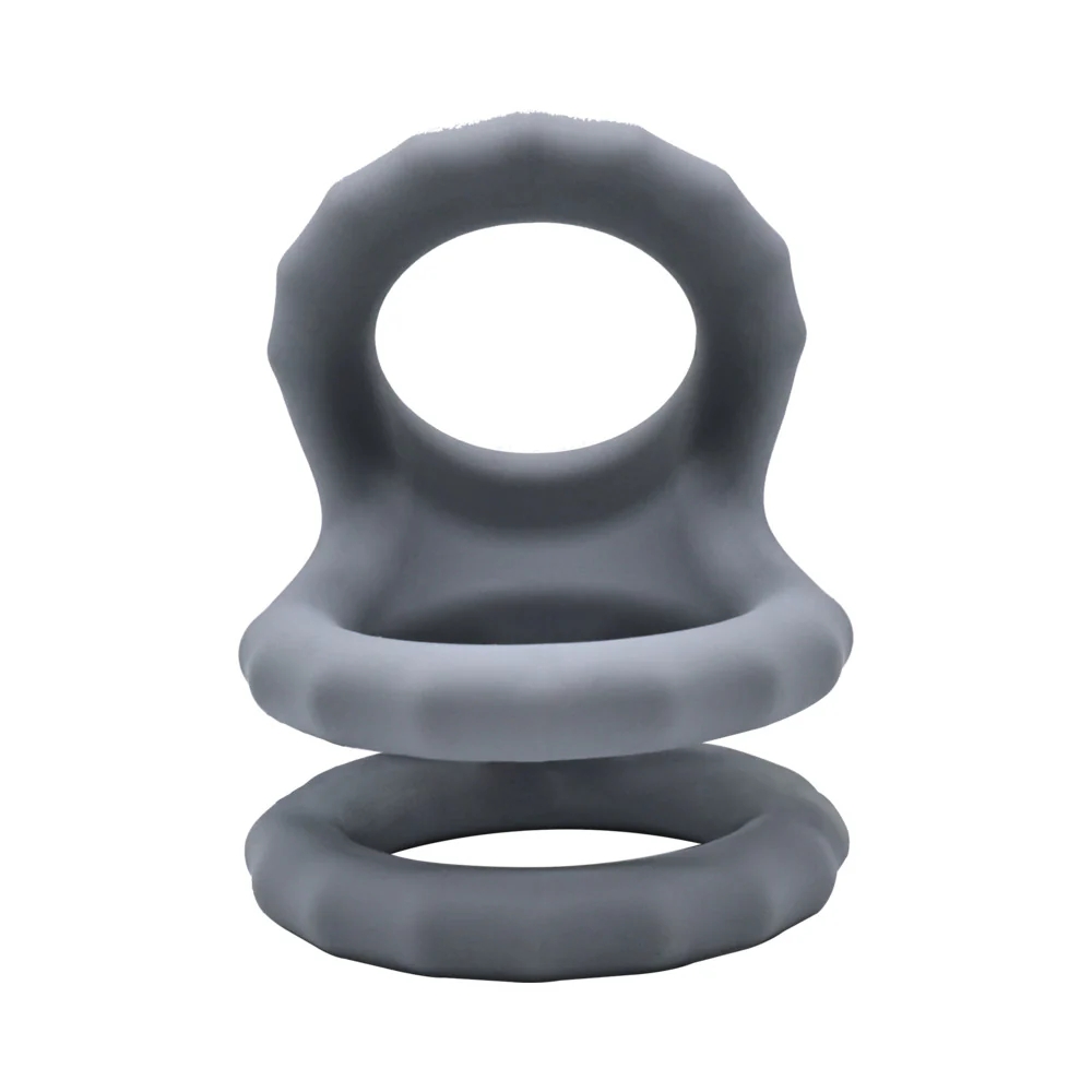 Adam's Ridged Triple Cock Ring Cage