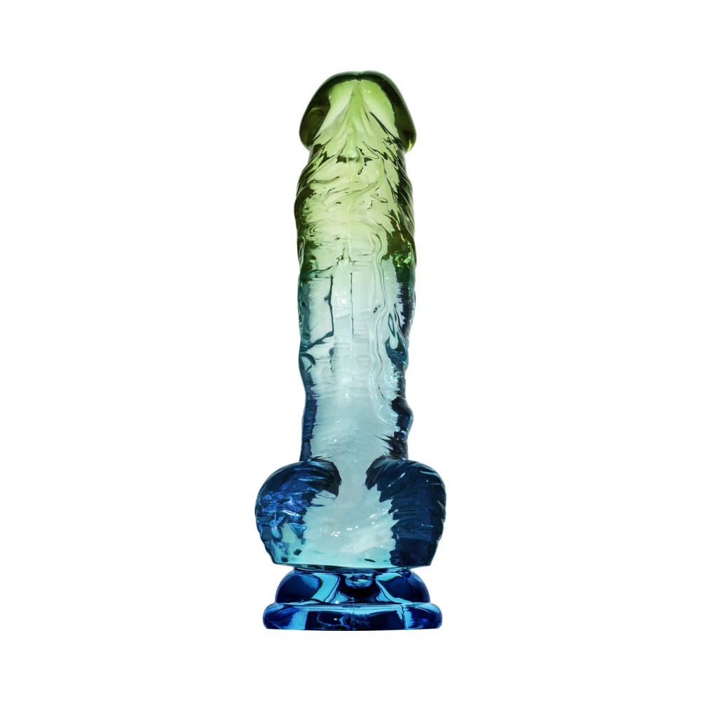 7.5 in. Seaside Dreams Realistic Ombré Dildo with Balls