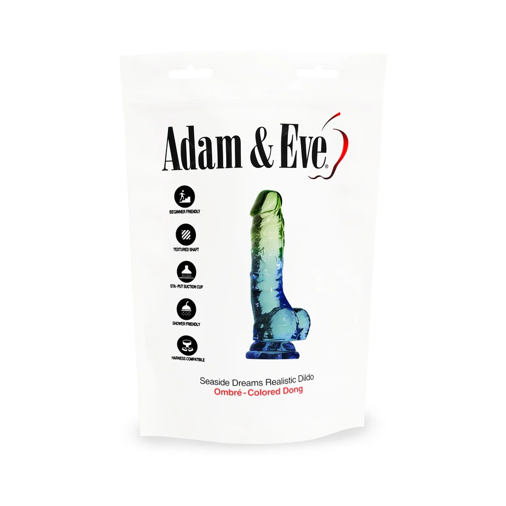 7.5 in. Seaside Dreams Realistic Ombré Dildo with Balls