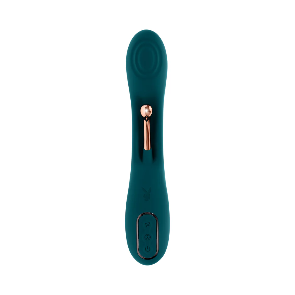 aurelie silicone g spot tickling vibrator deep teal