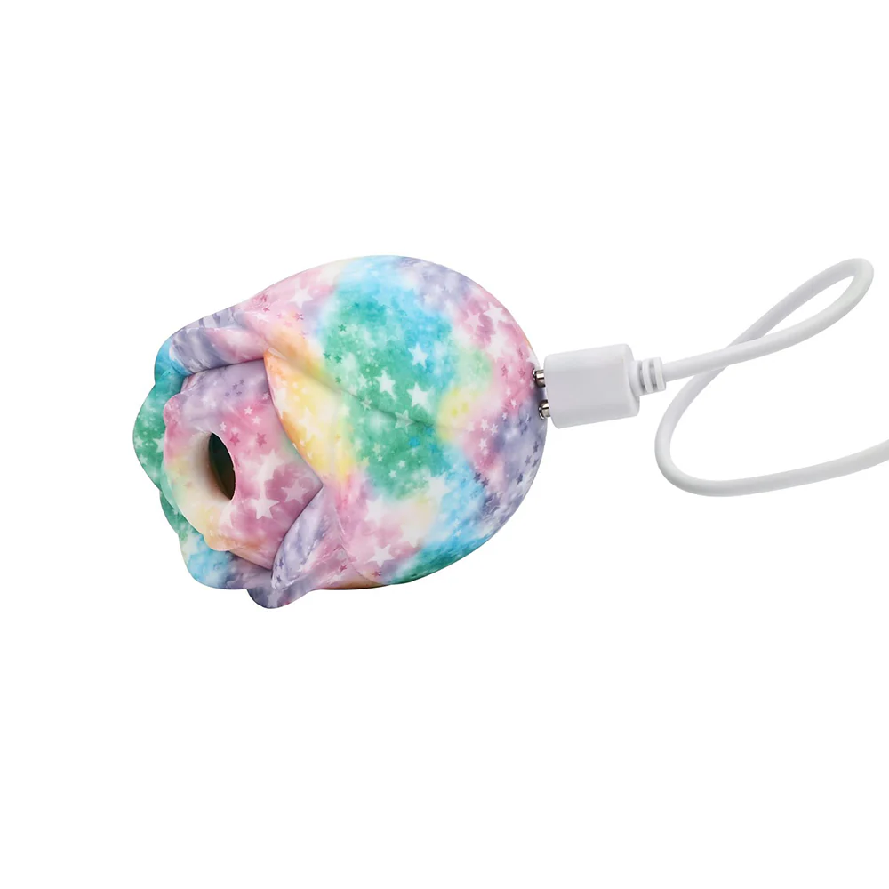 Eve's Ravishing Rose Tapping & Suction Clitoral Stimulator Rainbow