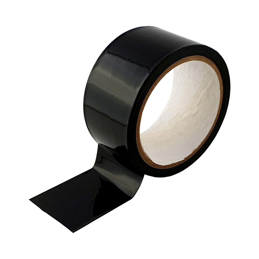 Bound To Please Bondage Tape Restraints Black 65 ft.