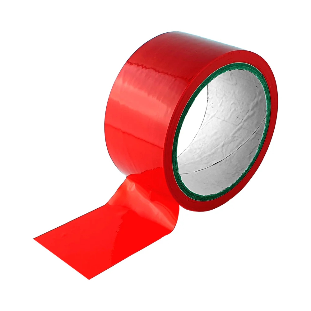 Bound To Please Bondage Tape Restraints Red 65 ft.