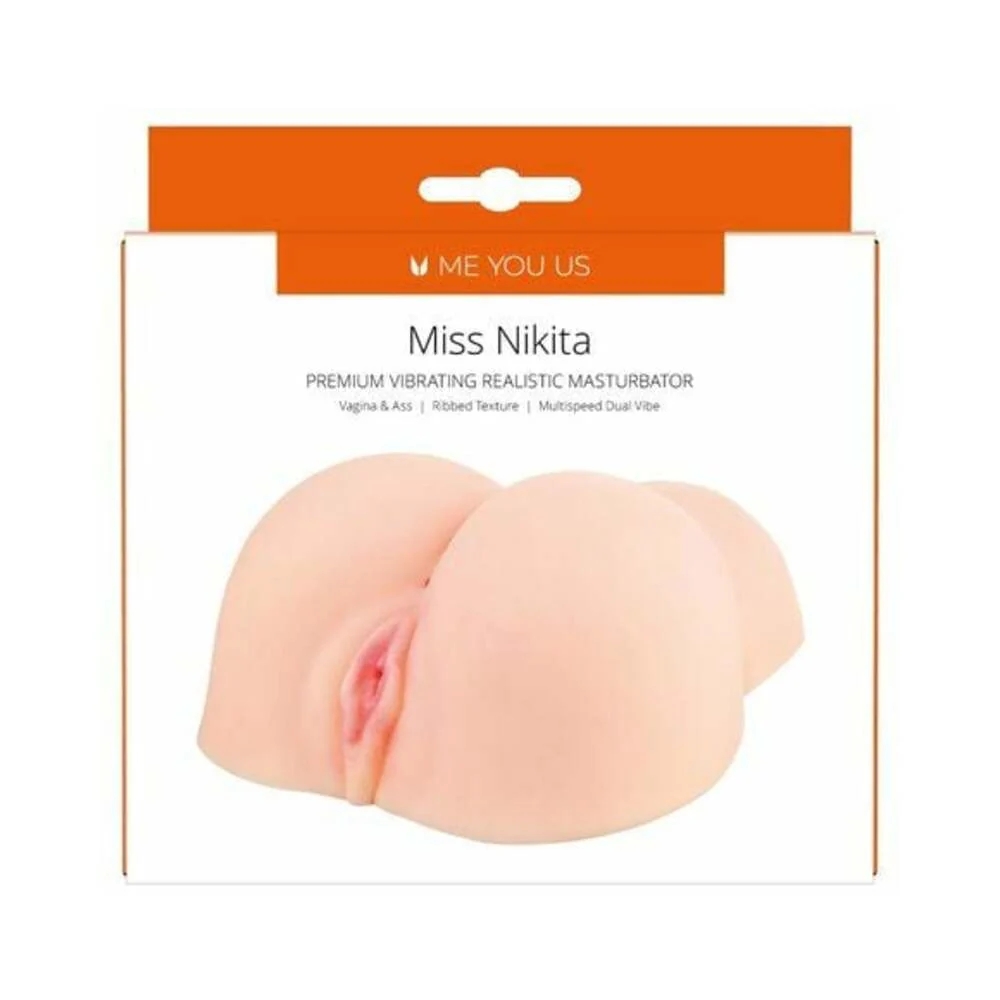 Miss Nikita Premium Vibrating Realistic Masturbator Vanilla