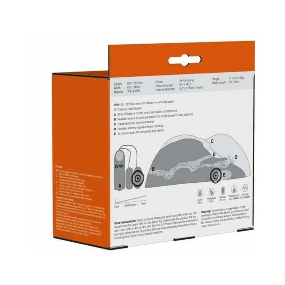 Miss Mia Premium Vibrating Realistic Masturbator Vanilla