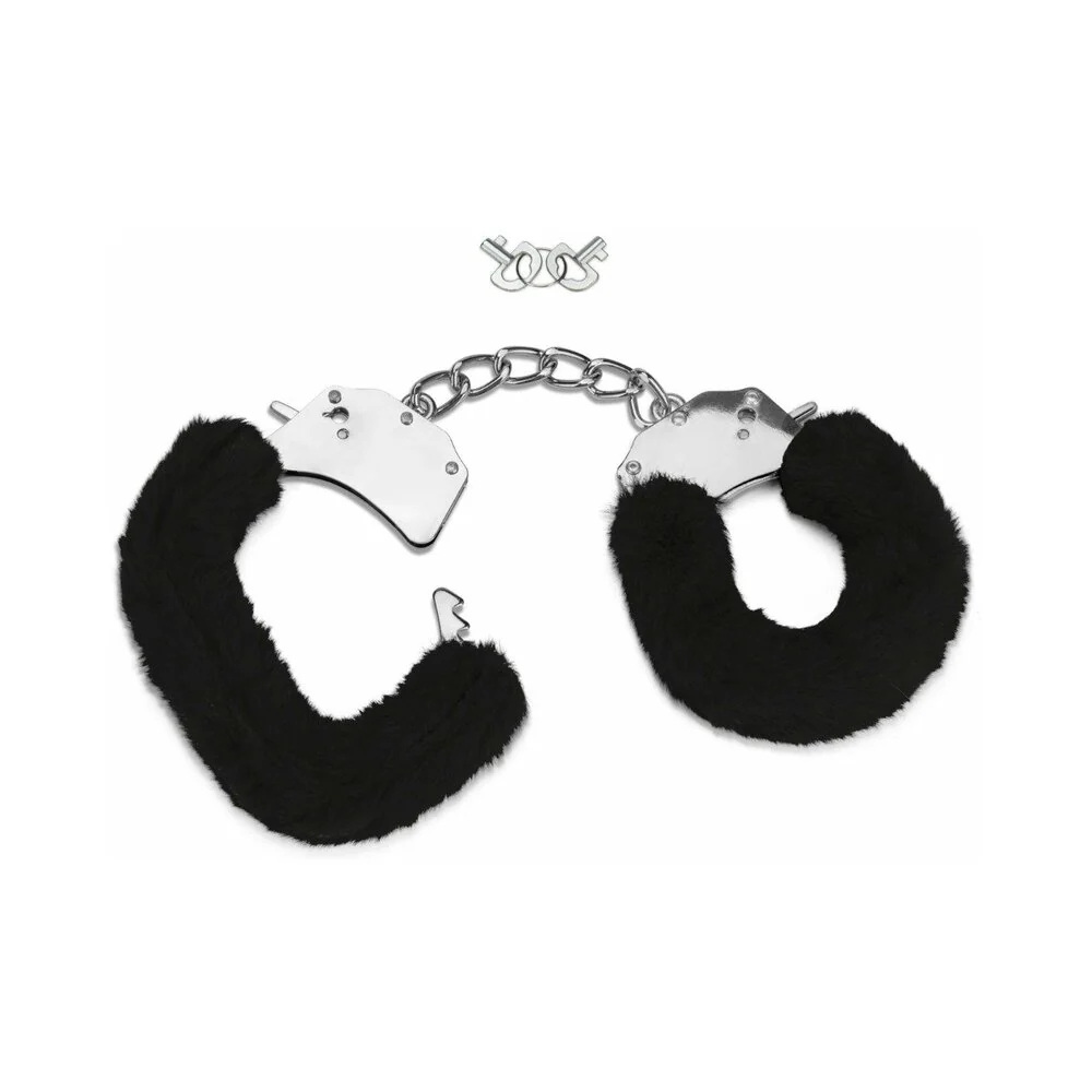 Furry Handcuffs Black