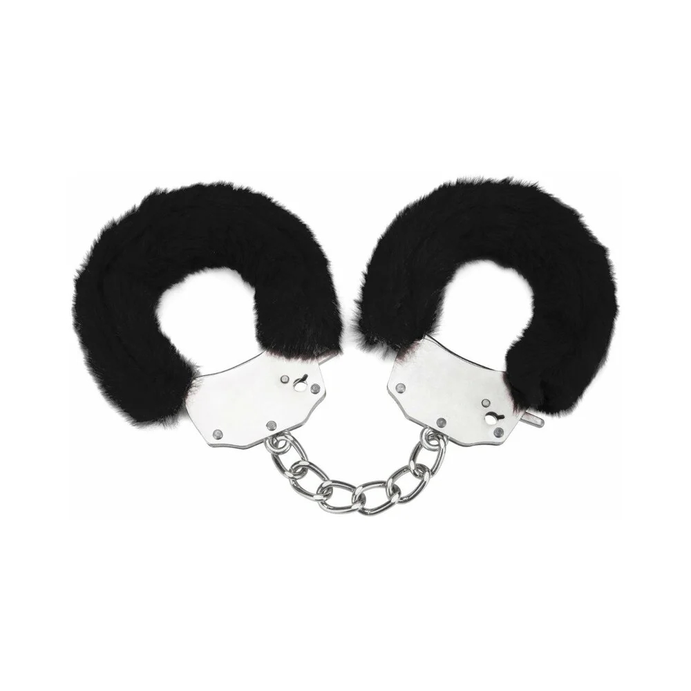 Furry Handcuffs Black