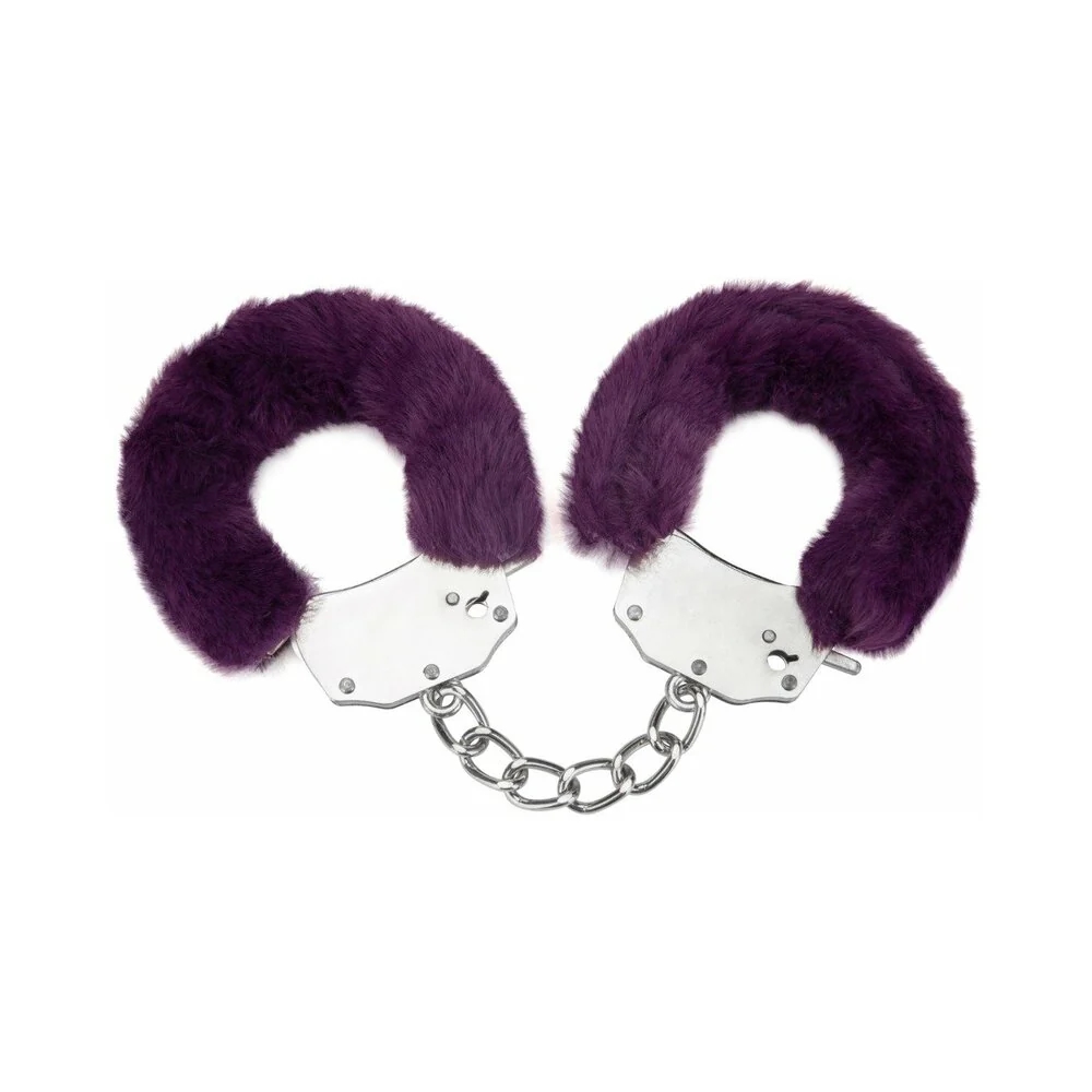 Furry Handcuffs Purple