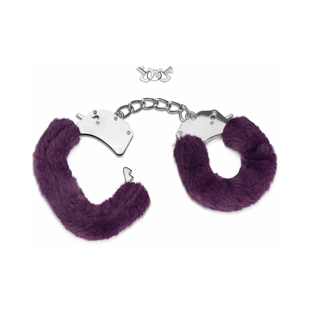 Furry Handcuffs Purple