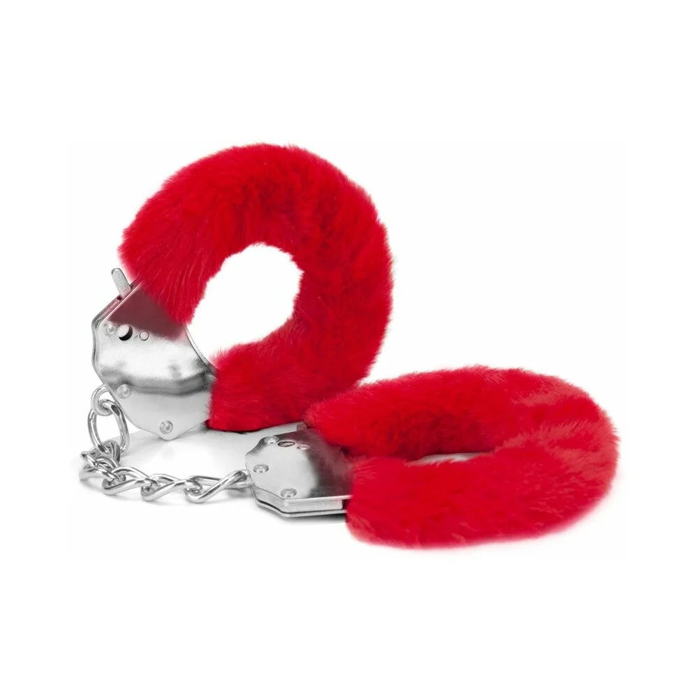 Furry Handcuffs Red