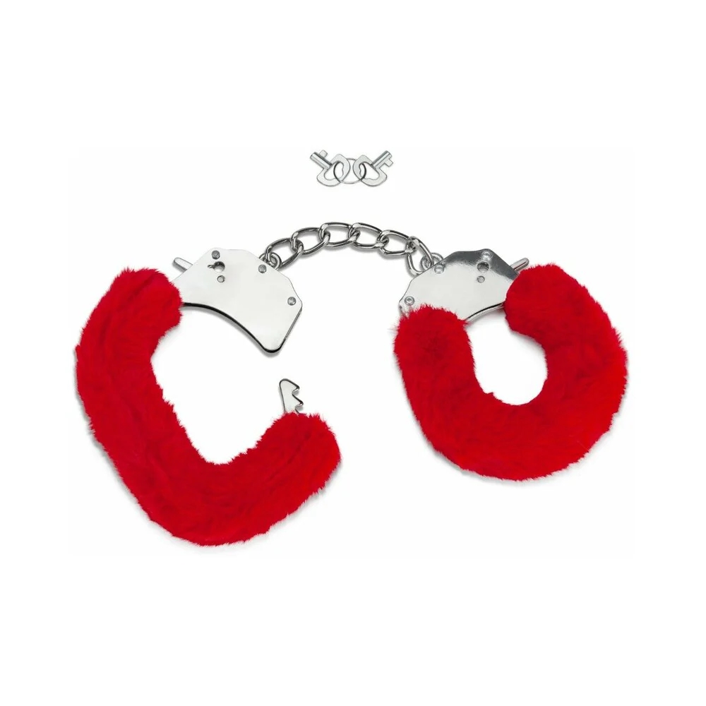 Furry Handcuffs Red