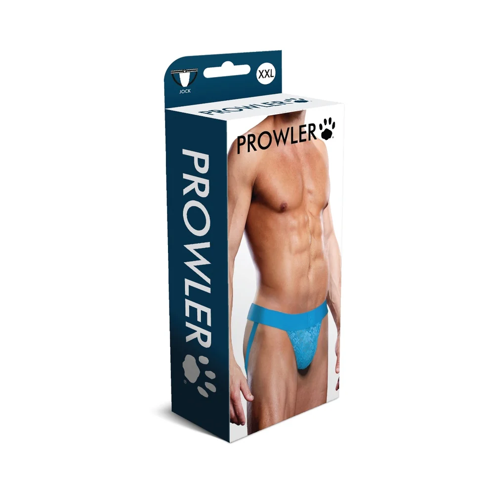 Prowler Lace Jock Strap Neon Blue