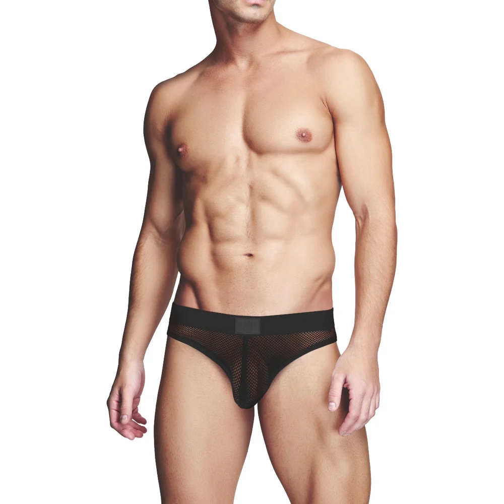 Prowler RED Fishnet Assless Brief Black