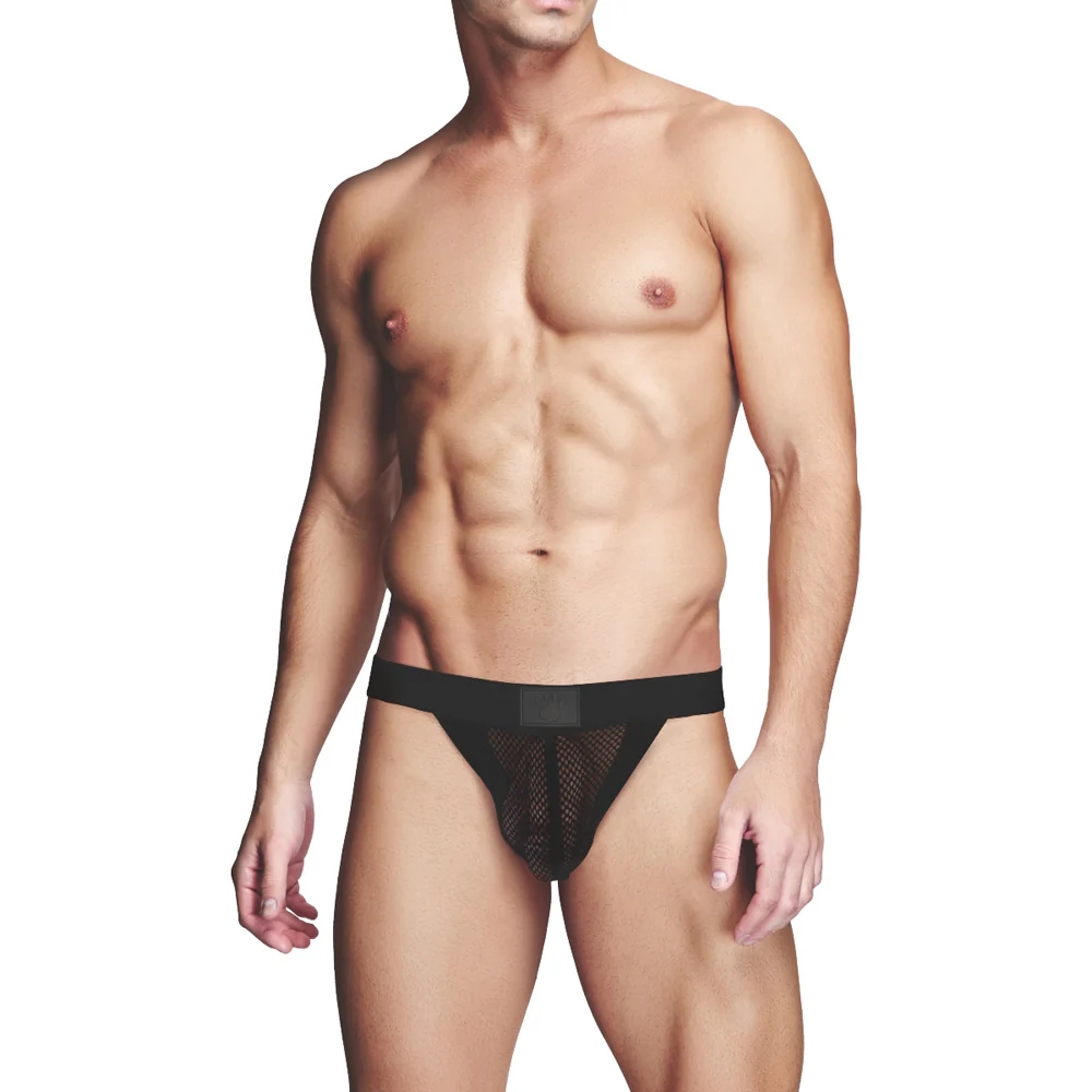 Prowler RED Fishnet Assless Jock Strap Black