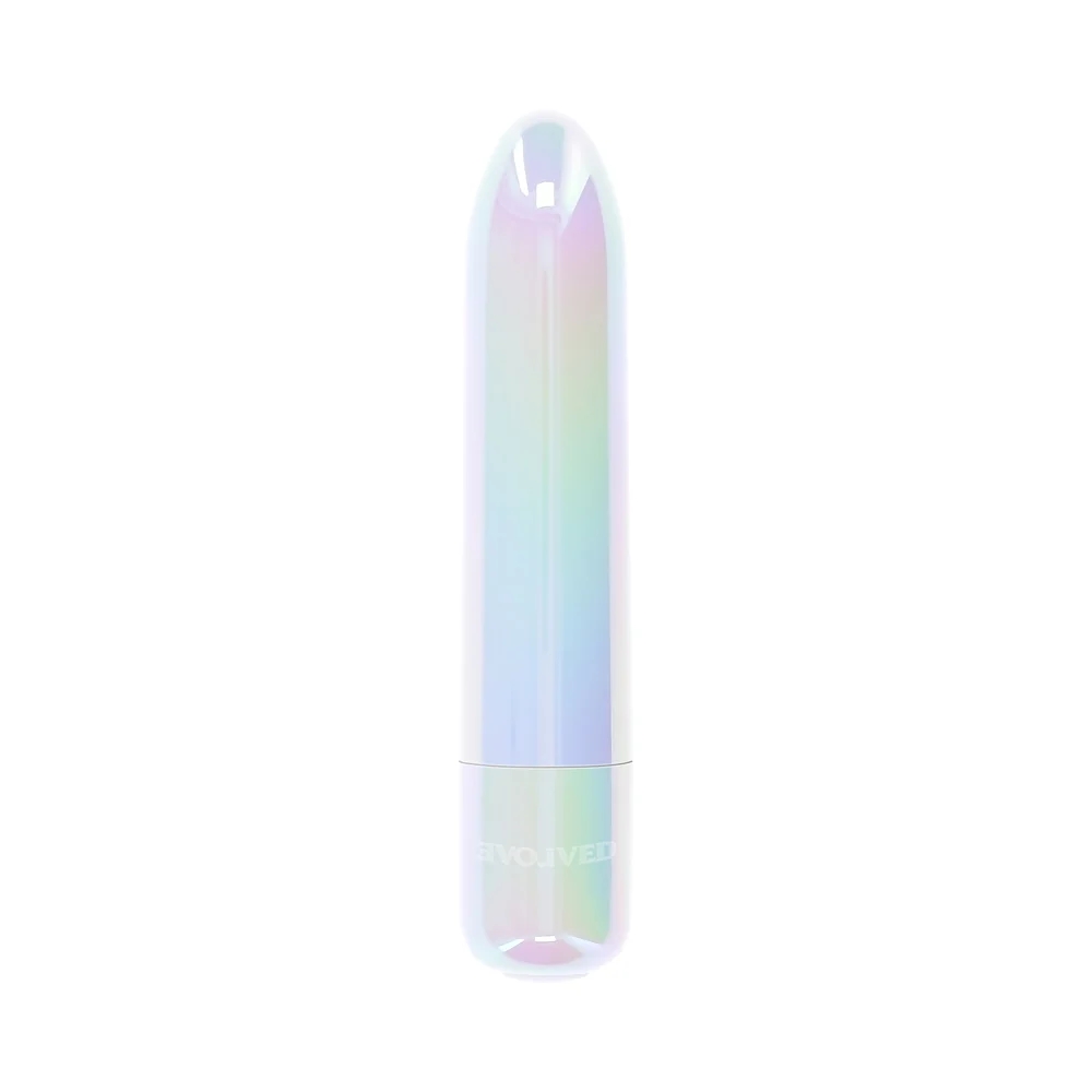 Evolved Easy Does It Iridescent Bullet Vibrator White