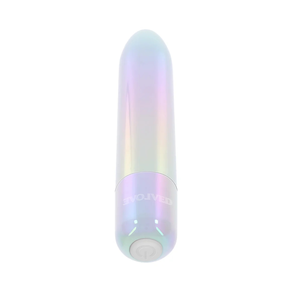 Evolved Easy Does It Iridescent Bullet Vibrator White