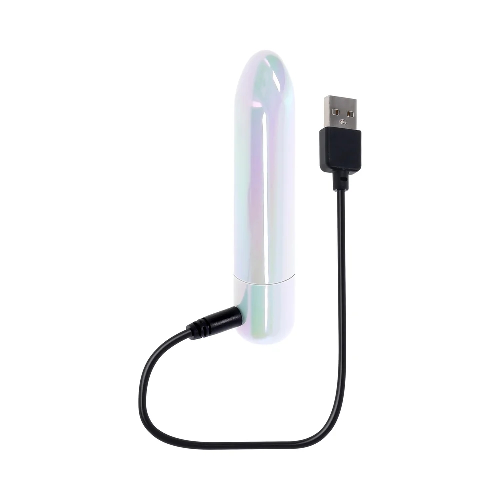 Evolved Easy Does It Iridescent Bullet Vibrator White