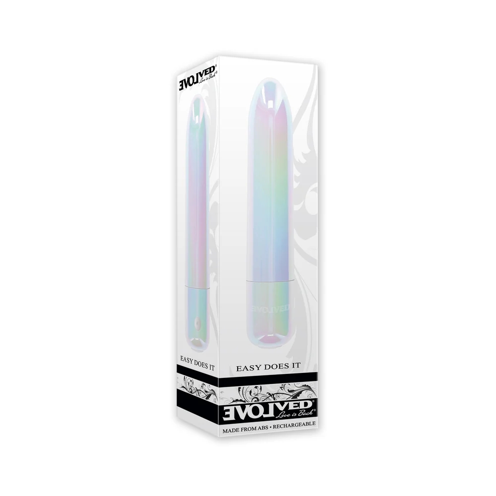 Evolved Easy Does It Iridescent Bullet Vibrator White