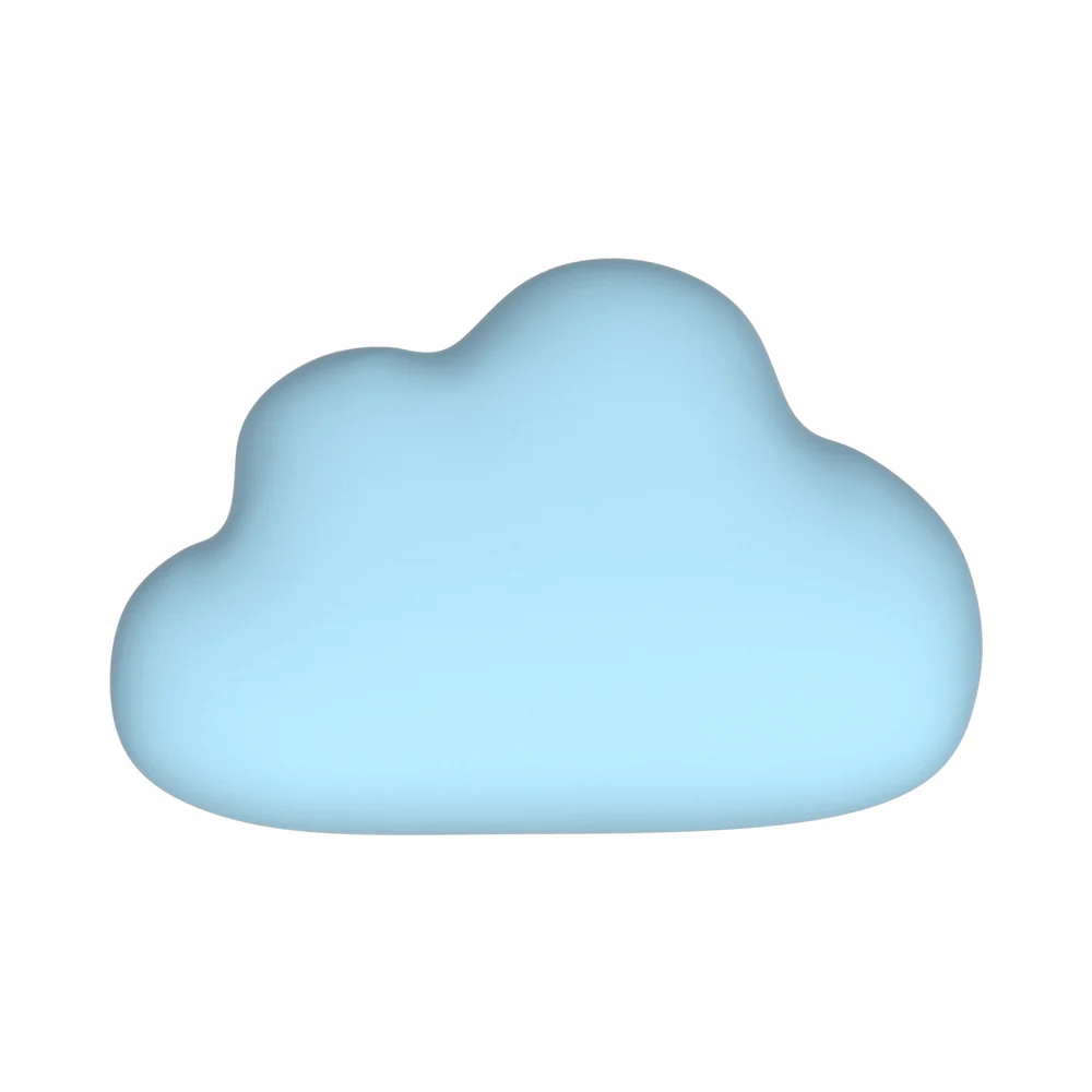 cuddle cloud silicone lay on vibrator blue clit massager